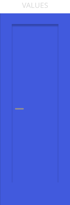 Blue Door - Values